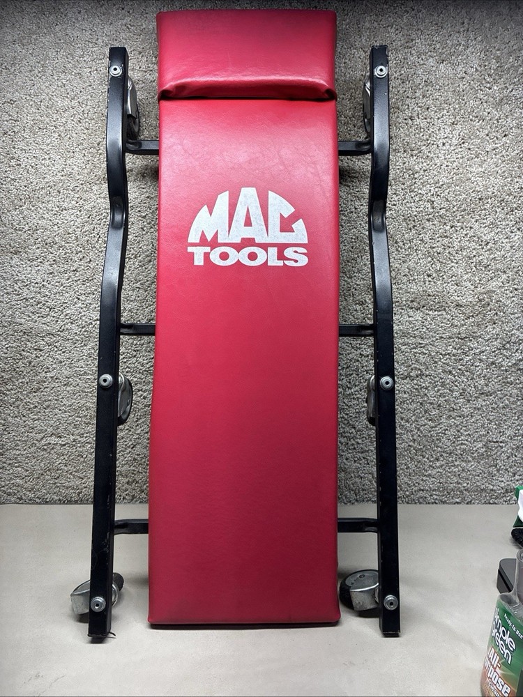 Vintage Mac Tools Heavy-Duty Mechanics Creeper 6 Wheels