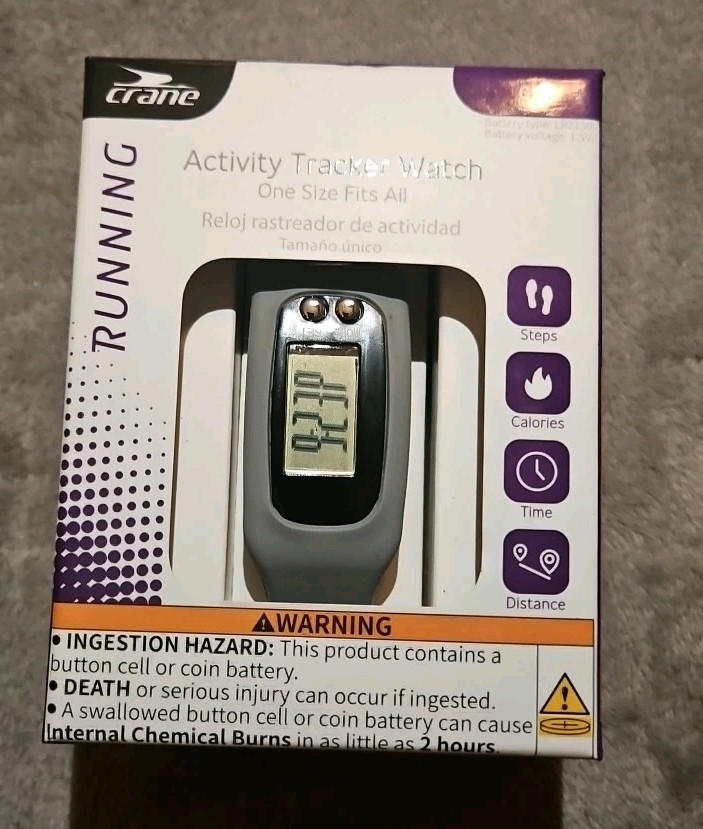 Crane Gray Activity Tracker Watch NOB