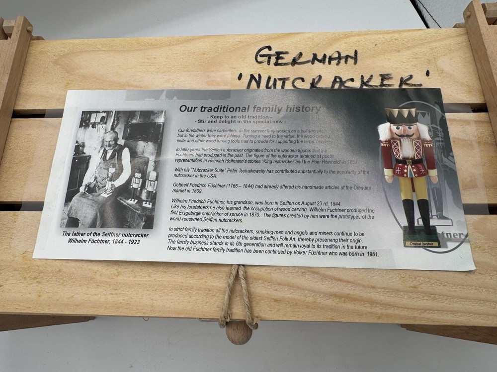 Original King Seiffner Nutcracker New In Crate