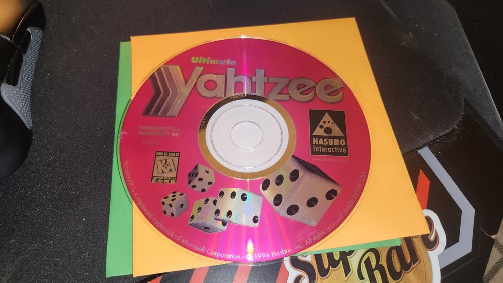 Hasbo Ultimate Yahtzee Interactive CD-ROM Game for Windows 3.1/95 # 99006