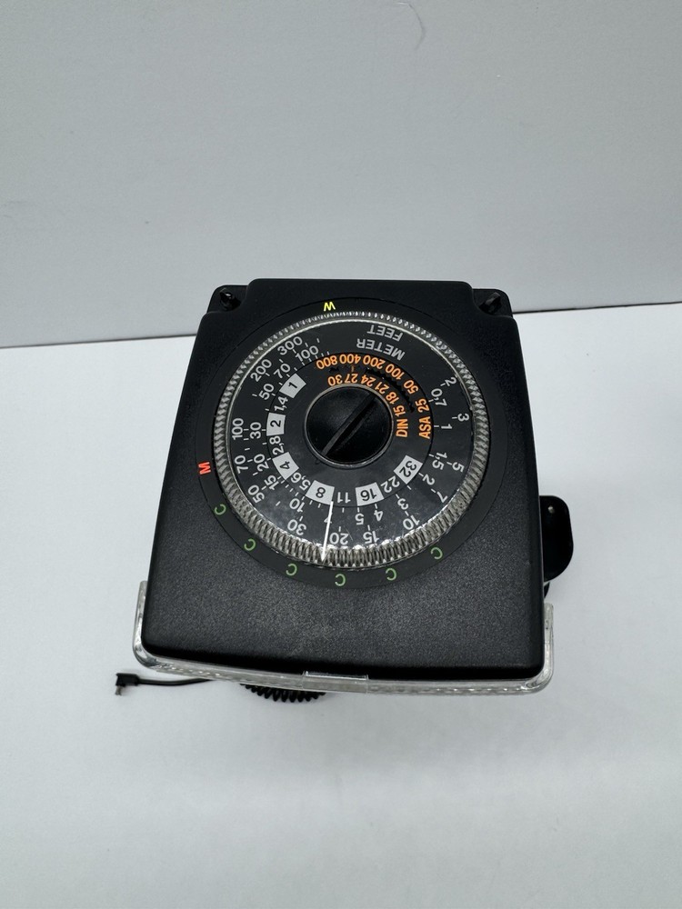 Metz 45 CT-5 Flash Handle Mount w/ Battery Pack Tested Working