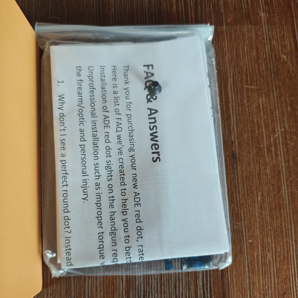 ADE Advanced Optics RD3-002 Tactical Micro Compact Reflex Red Dot Sight, 2 MOA