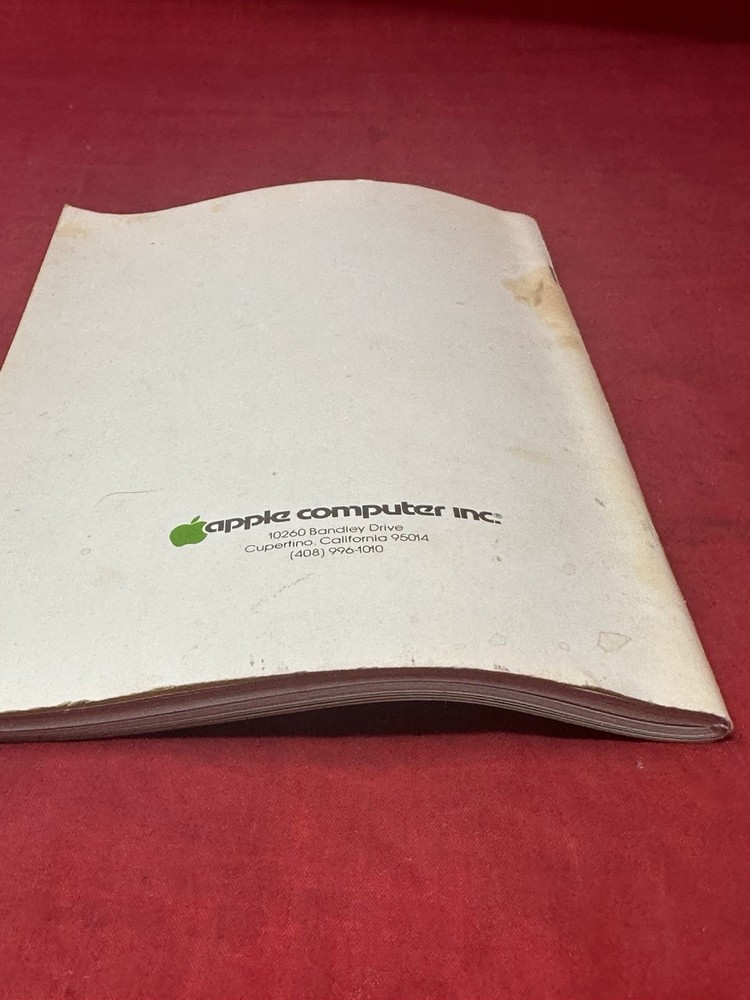 Apple II Programmer's Aid #1 Installation & Operating Manual 1978 VTG Manual