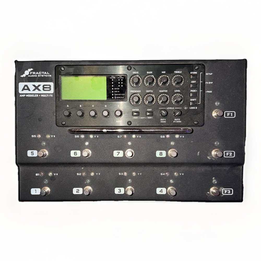 Fractal Audio Systems AX8 Amp Modeler/Multi-FX Processor - Black