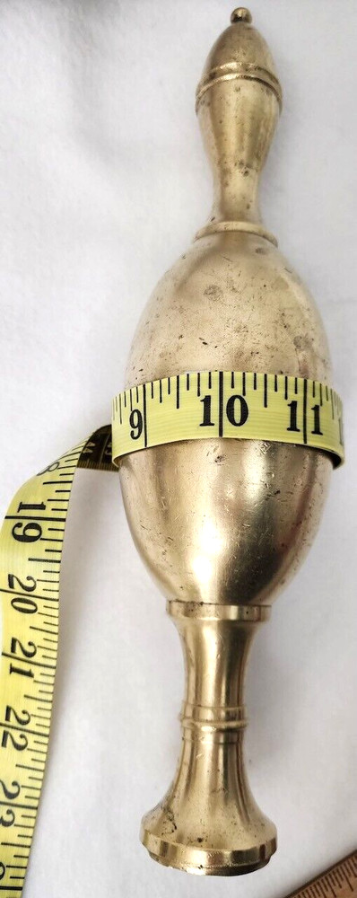 Andiron Brass Piece - Length 12”