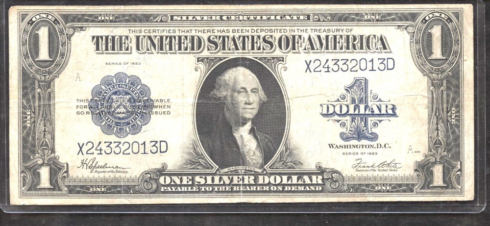 1923 $1 silver certificate