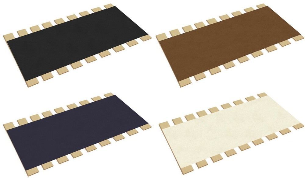 Bed Slats Queen Size with Canvas Fabric Custom Mattress Platform Support Boards