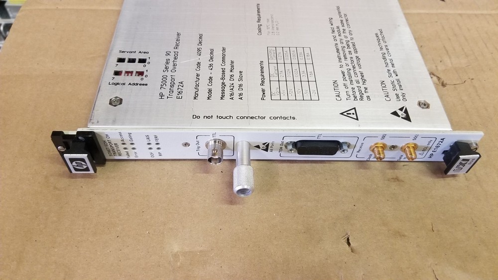 HP E1672A SONET/SDH OH Receiver