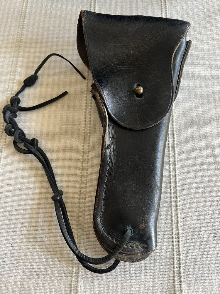 Bucheimer Holster  Black Leather US Military Issue