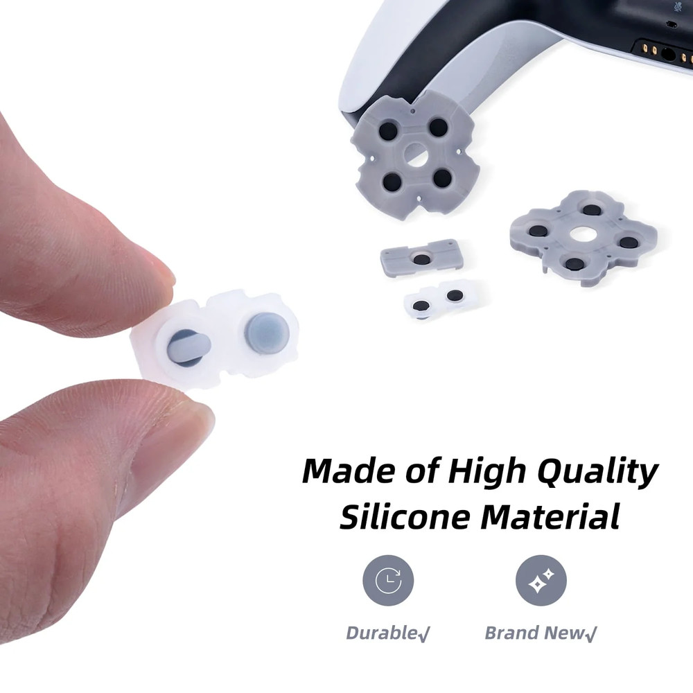 Replacement Conductive Rubber Silicone Pads Button BDM-010 for Playstation 5 PS5