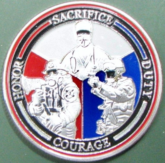 First Responders. Challenge Coin. Silver Tone. 85B.