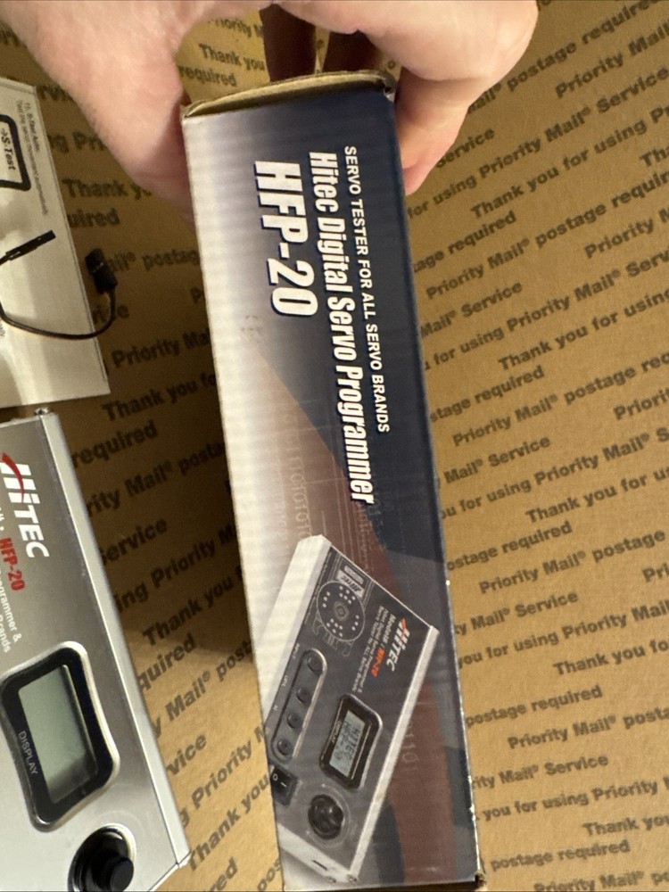 Untested Hitec Digital Servo Programmer HFP-20 in Original Box (Please Read)