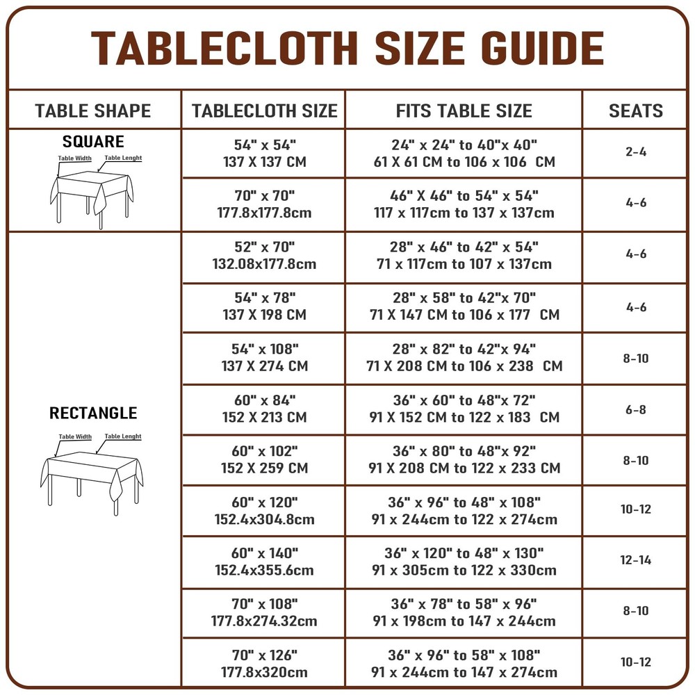 Rawgoodz Clear Plastic Tablecloth Protector 70" x 126" (Rectangular),