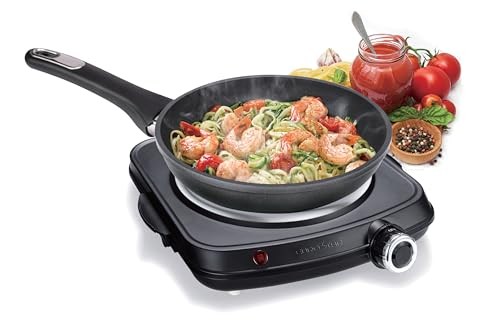 EUROSTAR Single Burner, Black