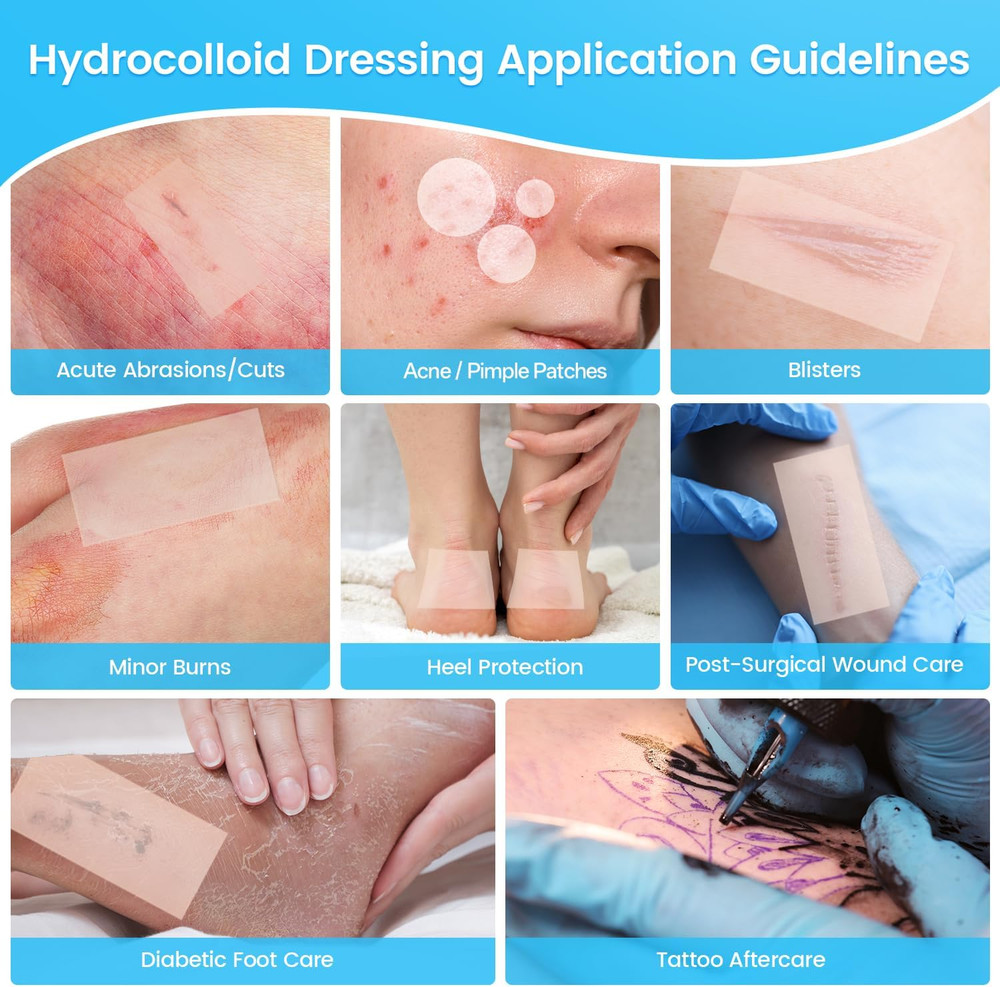 Hydrocolloid Bandage Roll, 2" x 12FT - Advanced Wound Care Solution