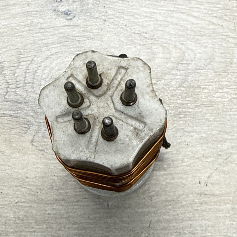 2 - EF Johnson Ceramic Hi-Q Plug-in Inductor Coil