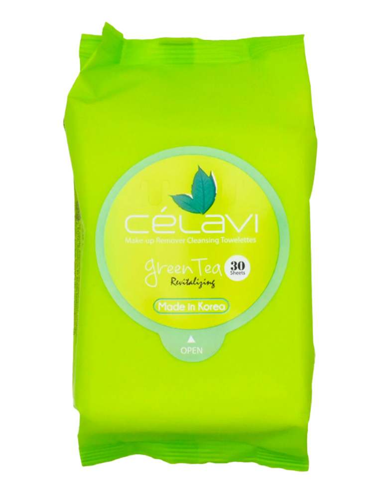 Celavi Makeup Remover CLEANING WIPES - 1Pack (30 Sheets) Select the Essence