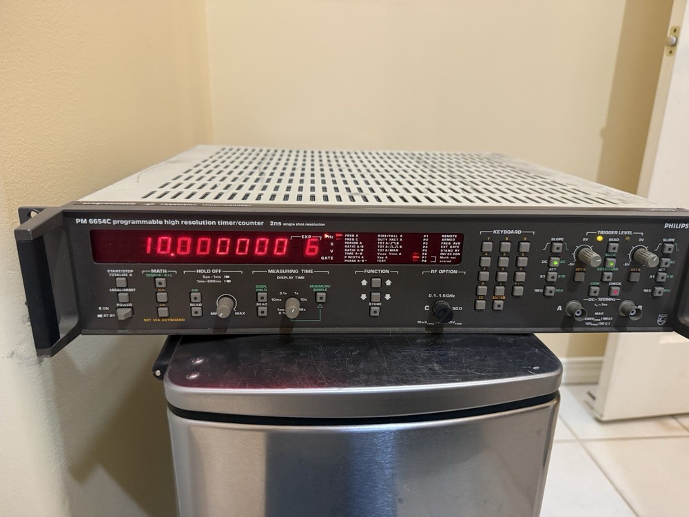 Philips PM 6654C programmable high resolution timer/counter 2ns single shot