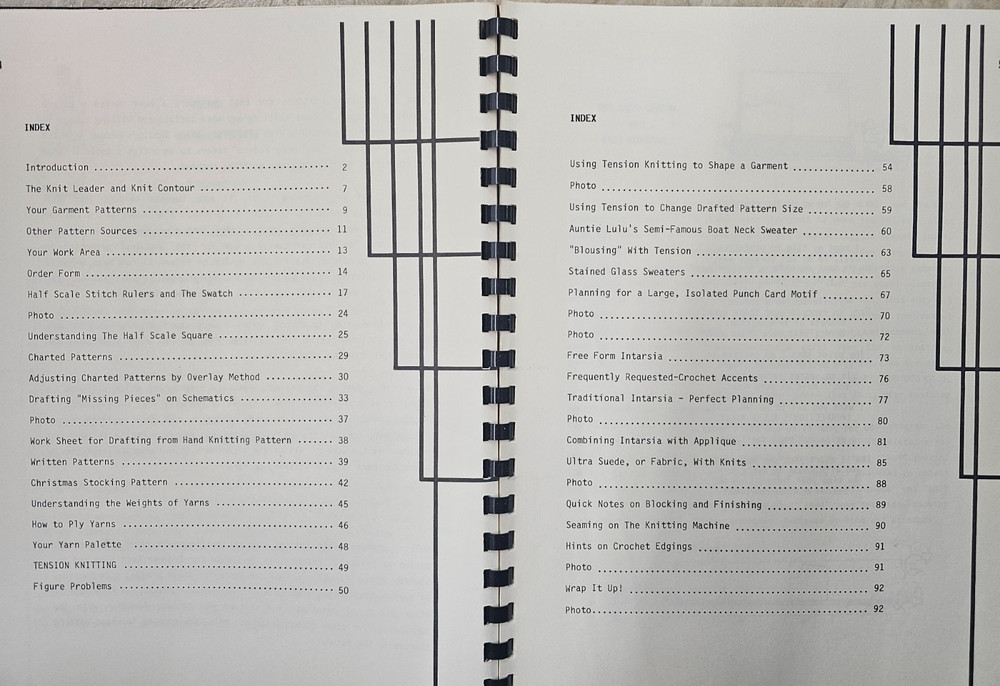 Nicely Knit Primer II Basic Instruction Technique Lesson book Machine Knitting