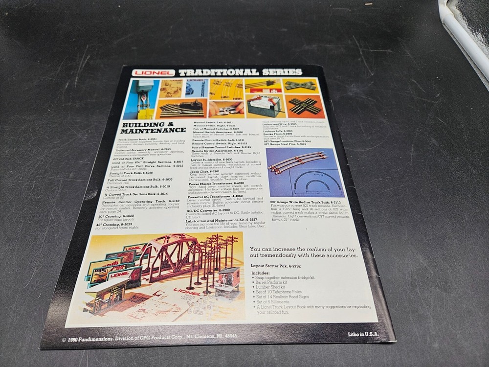 Lionel Trains 1980 Brochure