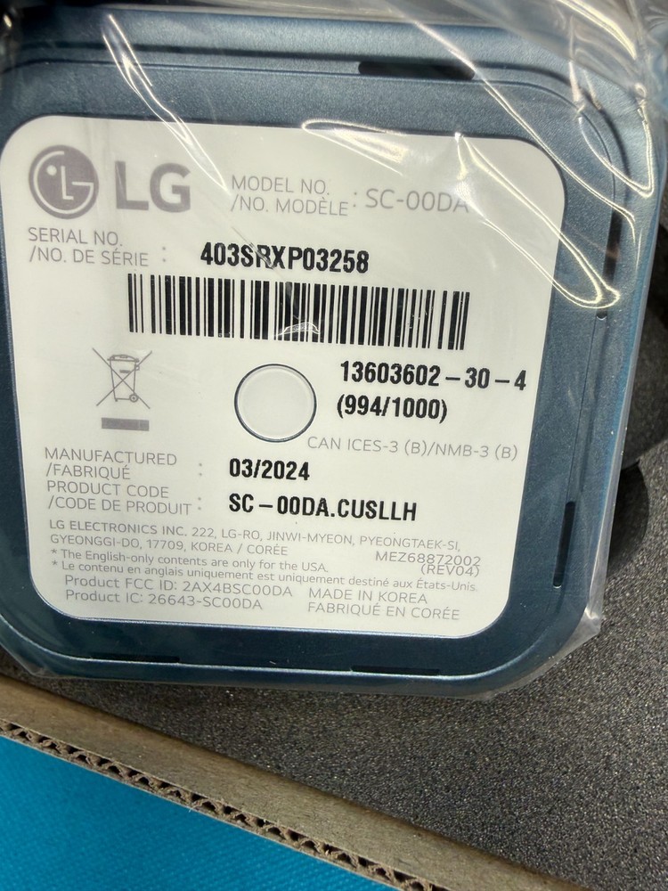 LG SC-00DA One:Quick Wireless Presentation Screen Sharing Solution