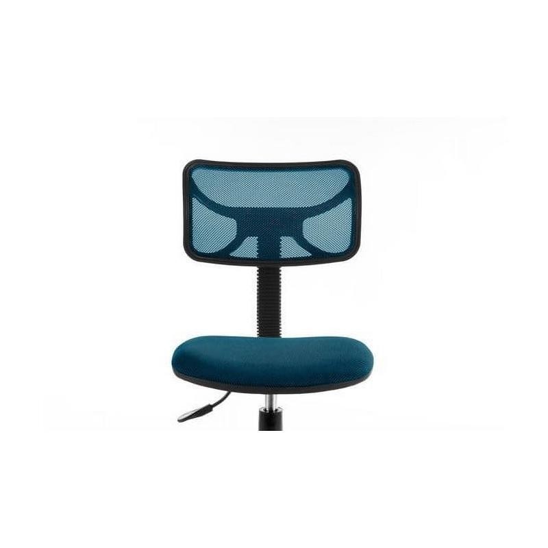 Swivel Task Chair Adjustable Height Compact Design Comfortable Mesh Upholstered