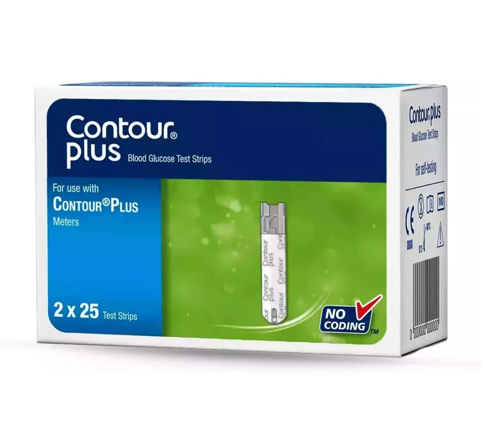 Contour Plus Next Test Strips Multicolor Pack of 3 150 Count