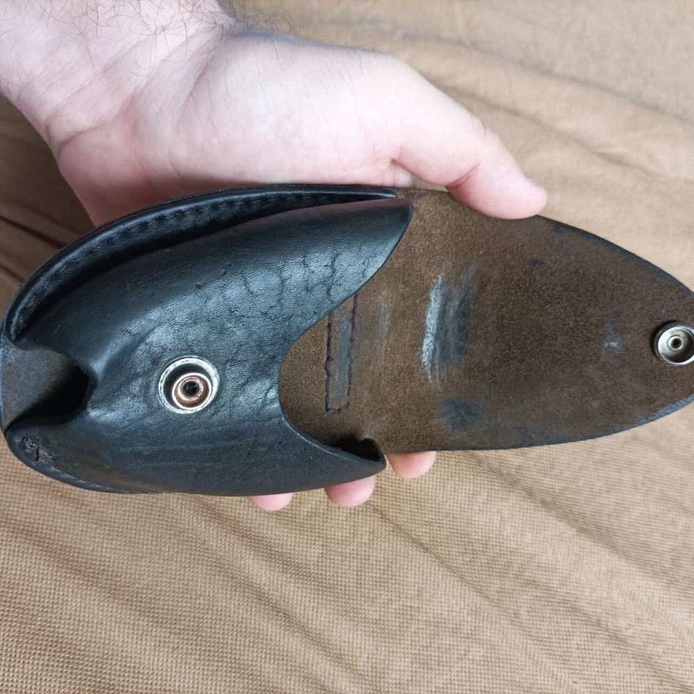 Vintage USSR leather Case for handcuffs