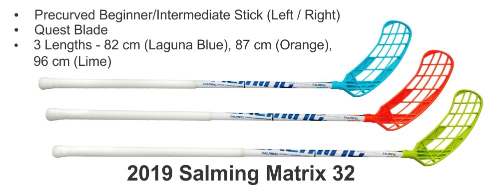 2019 Salming Matrix 32 Floorball Stick