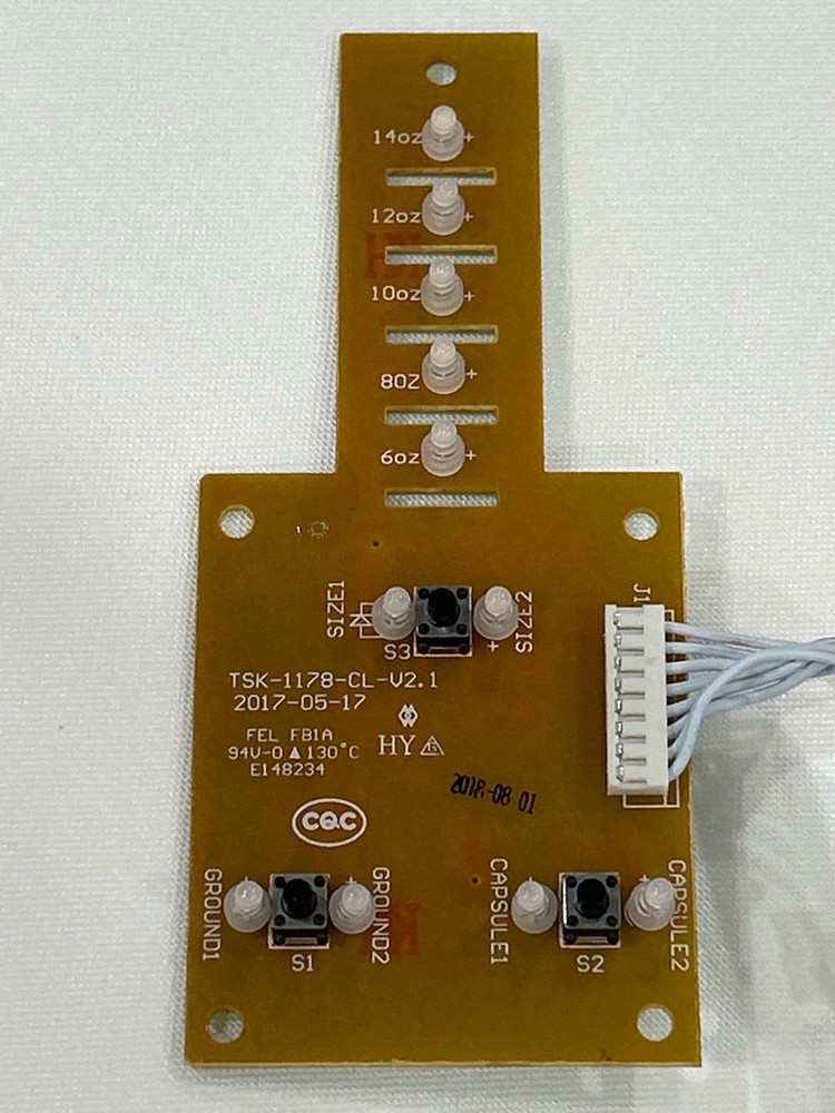 Farberware Walmart Coffee Maker Buttons Assembly, Model 201615