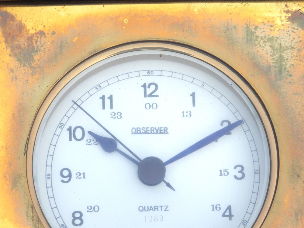 OBSERVER CHRONOMETER WERKE GERMANY MARINE SHIP BOAT NAVIGATION CLOCK QUARTZ