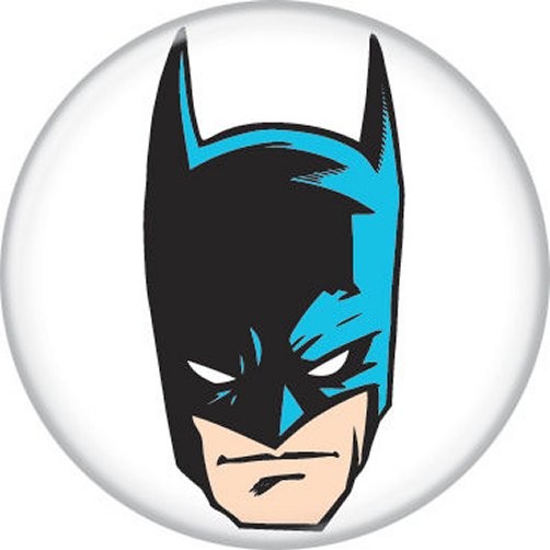 DC Comics Batman Face Licensed 1.25 Inch Button 82602