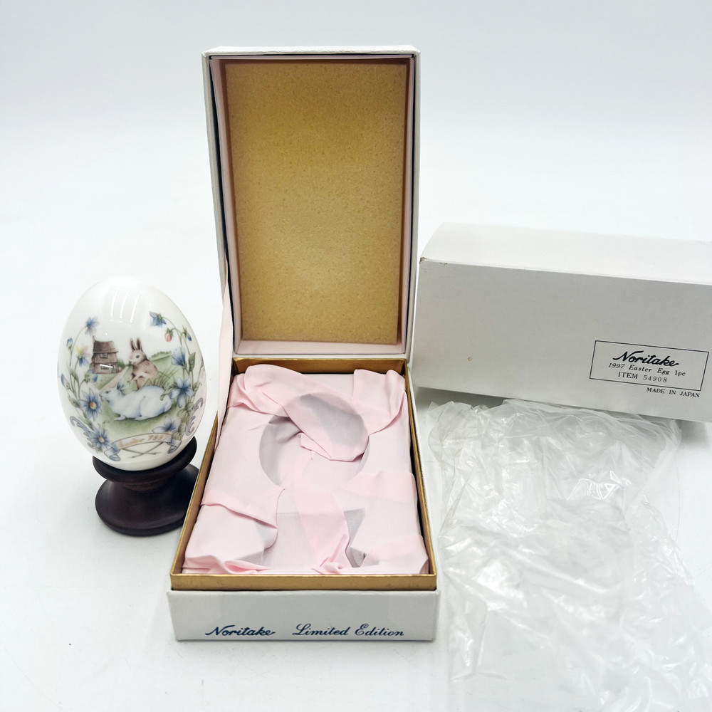 Noritake Limited Edition Easter Bunny Egg 1997
