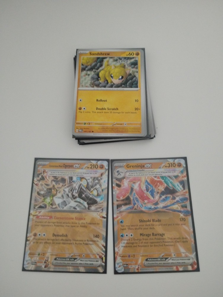 POKÉMON TCG Twilight Masquerade Partial Base Set + Reverse-holos + Ex + 4 FA