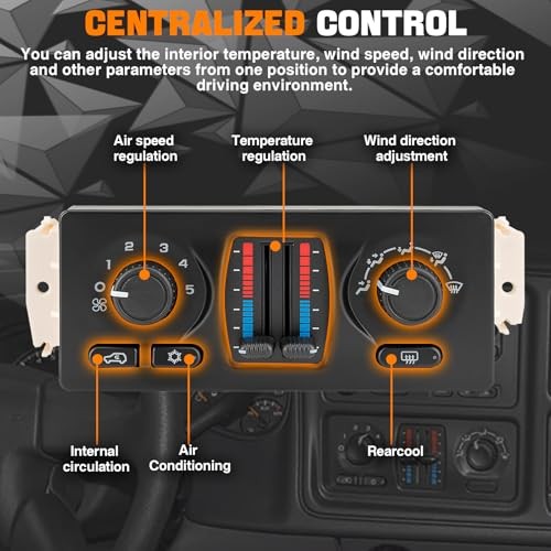 Climate Control Module AC Heater HVAC Panel Fit for Chevy Silverado GMC Sierra