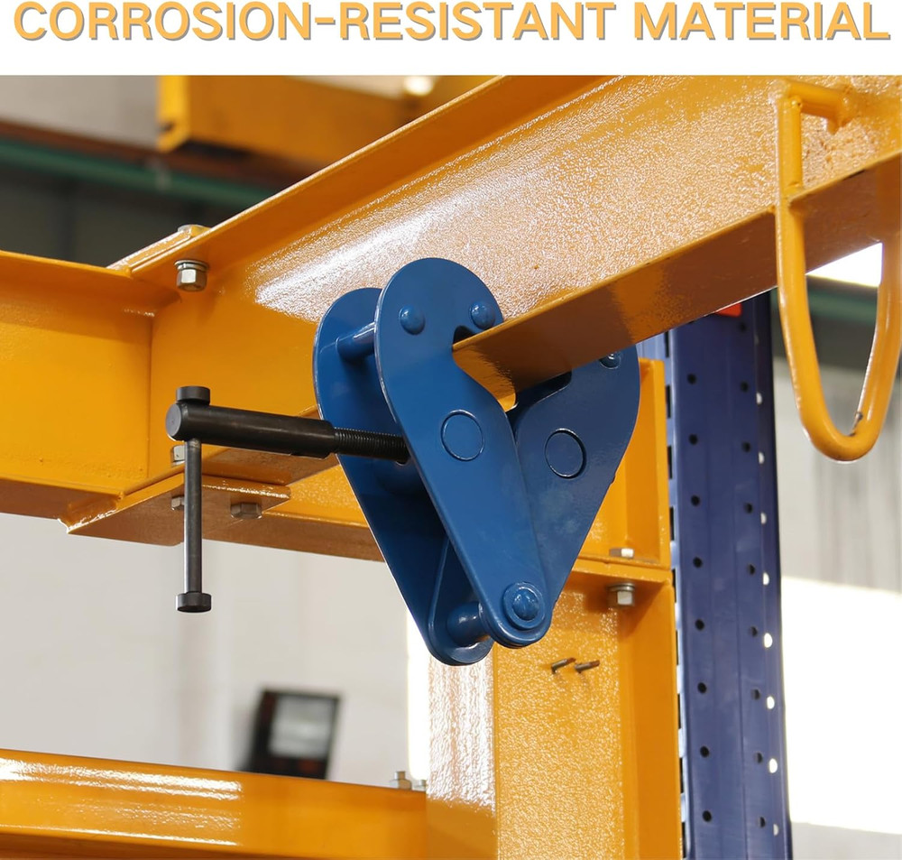 Vertical Beam Clamp 4400Lbs (2 Ton) Working Load Limit