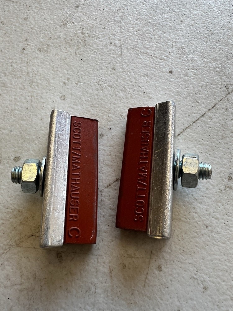 Scott/Mathauser C BRAKE PAD Pair Threaded Post Classic Road Salmon
