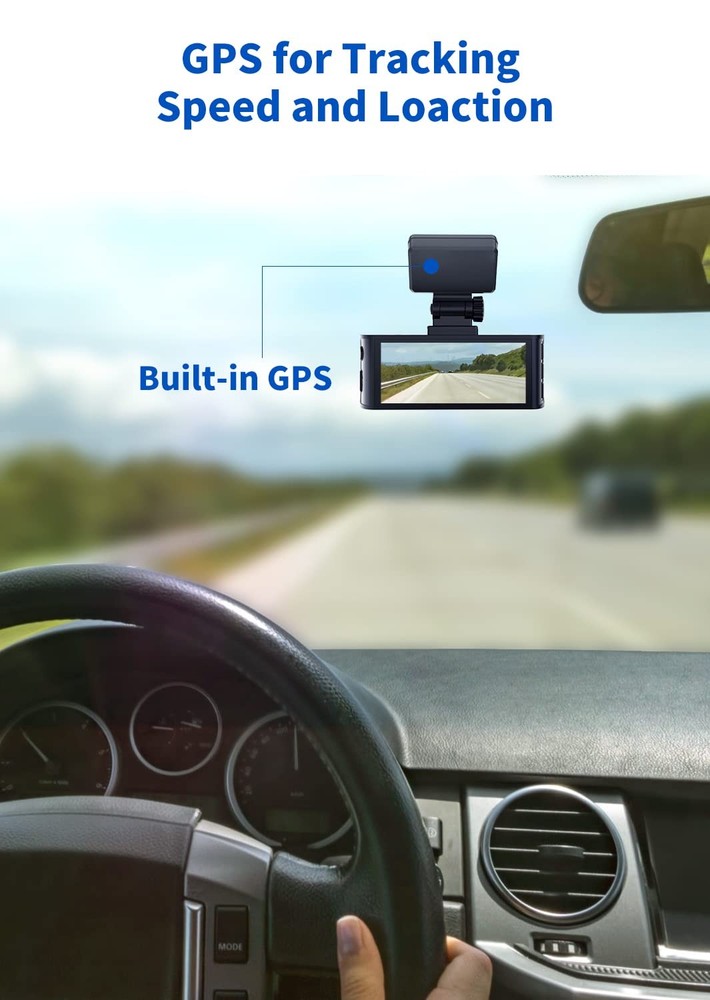 Adhesive Mount F7n Dash Cam With Gps Module