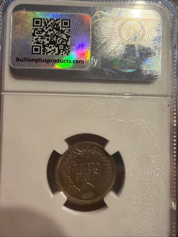 1863 - NGC MS-61 Indian Head
