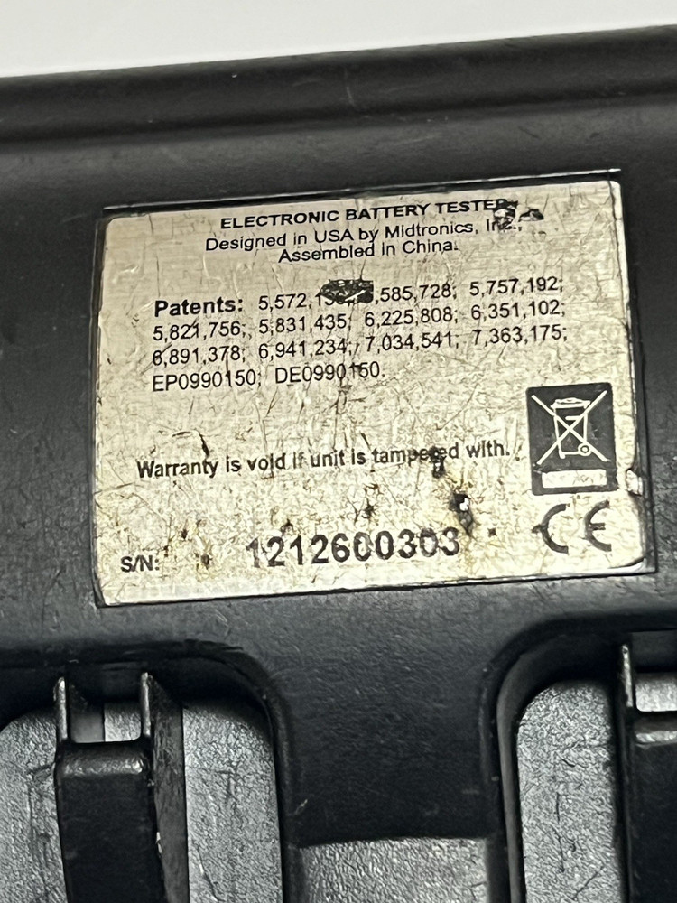 Napa Midtronix MD-225 Battery Conductance Electrical System Analyzer Load Tester