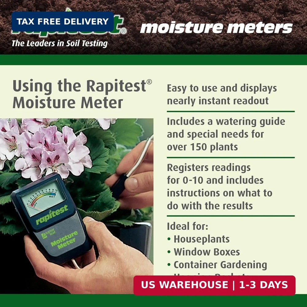 Luster Leaf 1820 Rapitest Soil Moisture Meter