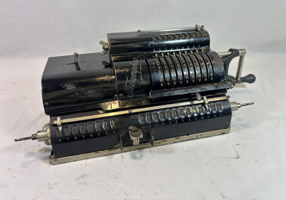 Triumphator Patent Vintage Calculator Machine