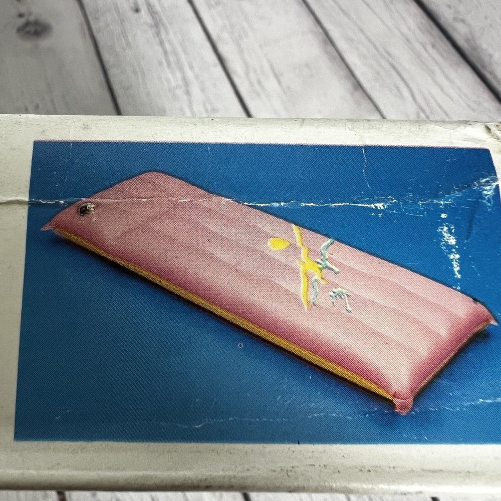 Vintage Puffin Palm Beach Collection Single Mattress Inflatable Pool Float
