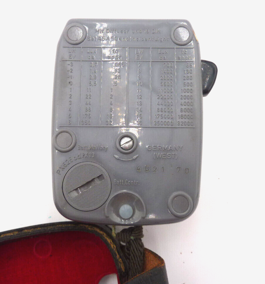 Vintage Gossen Super Pilot CDS Light Meter Untested