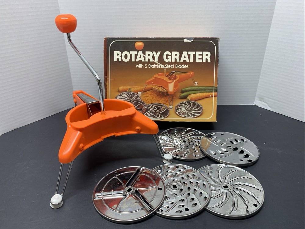 Rotary Grater With Blades & Box