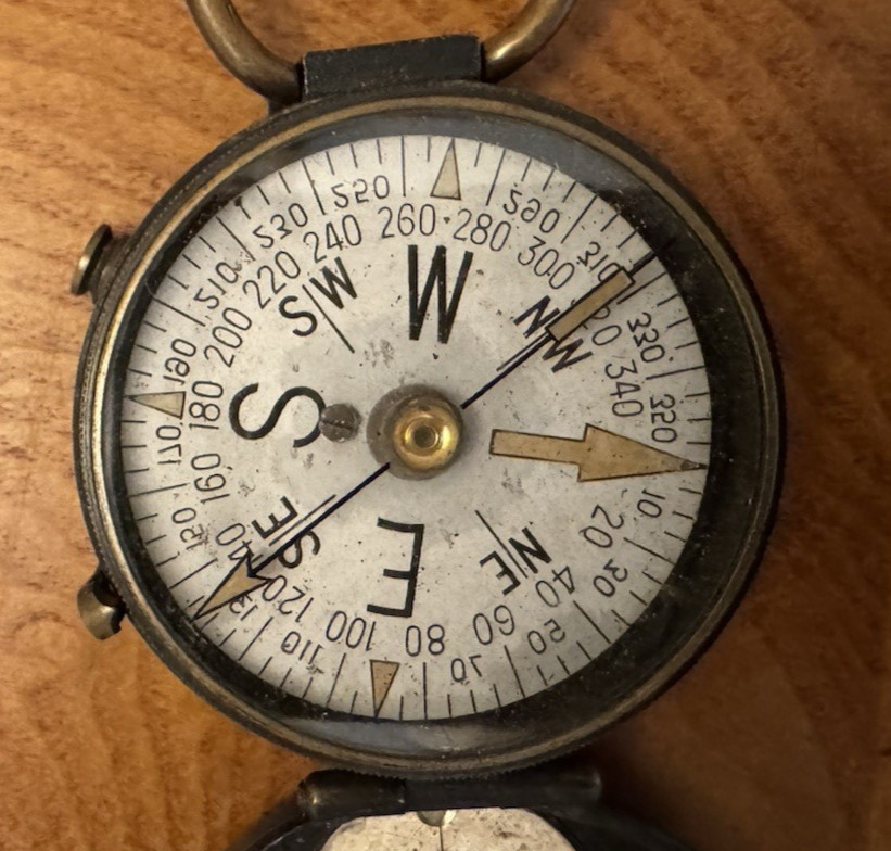 WWI ~ U.S. Engineer Corps ~ Compass ~ Plan Ltd. Neuchatel Switzerland