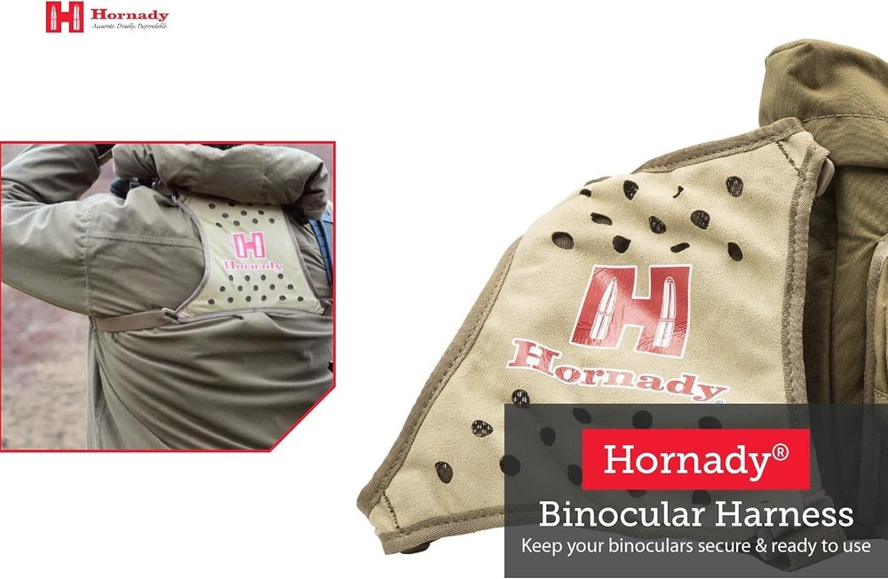 Lightweight Tangle Free Binocular Harness with Secure Tethers for Quick Access