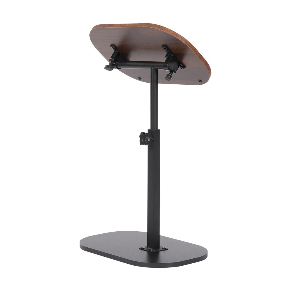 C-shaped Side Table Sofa Table for Living Room+Study Height Adjustable SideTable