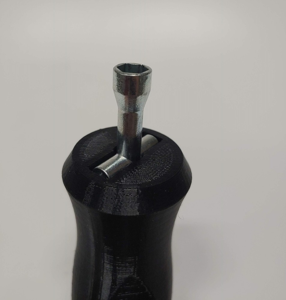 Ergonomic Traxxas Wrench Handle 3D Printed With Black PETG