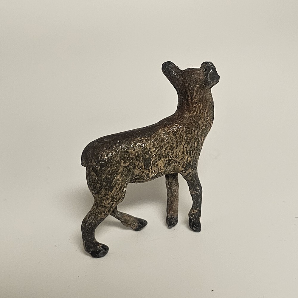 Cold Painted Vienna Bronze Style Deer Elk Figurine